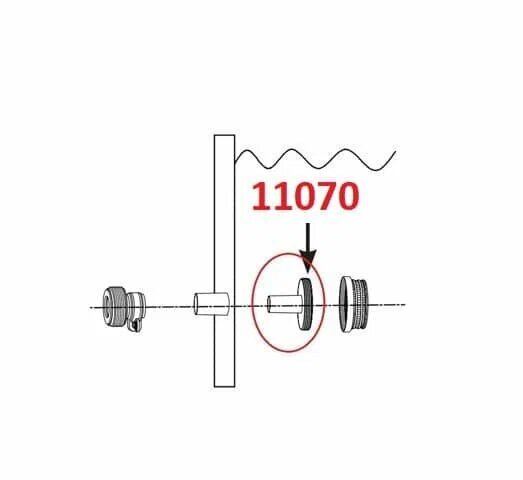 Соединитель 32 мм Intex 11070 1 шт для подключения фильтрующих насосов к каркасным и надувным бассейнам Intex — фото 1