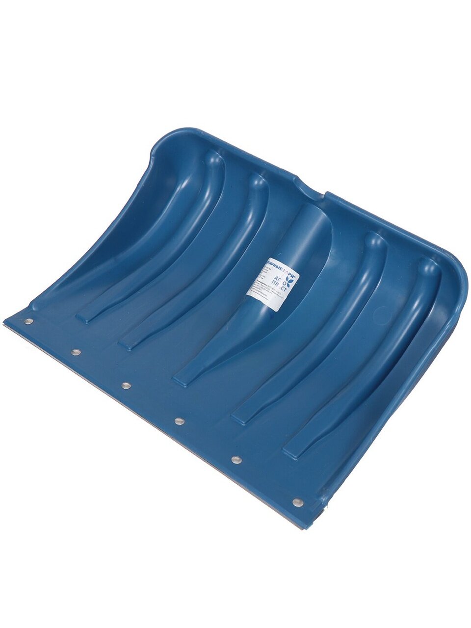 Лопата снег б чер пласт 450 330мм с мет накл цветная Полярные зори БП 00000196