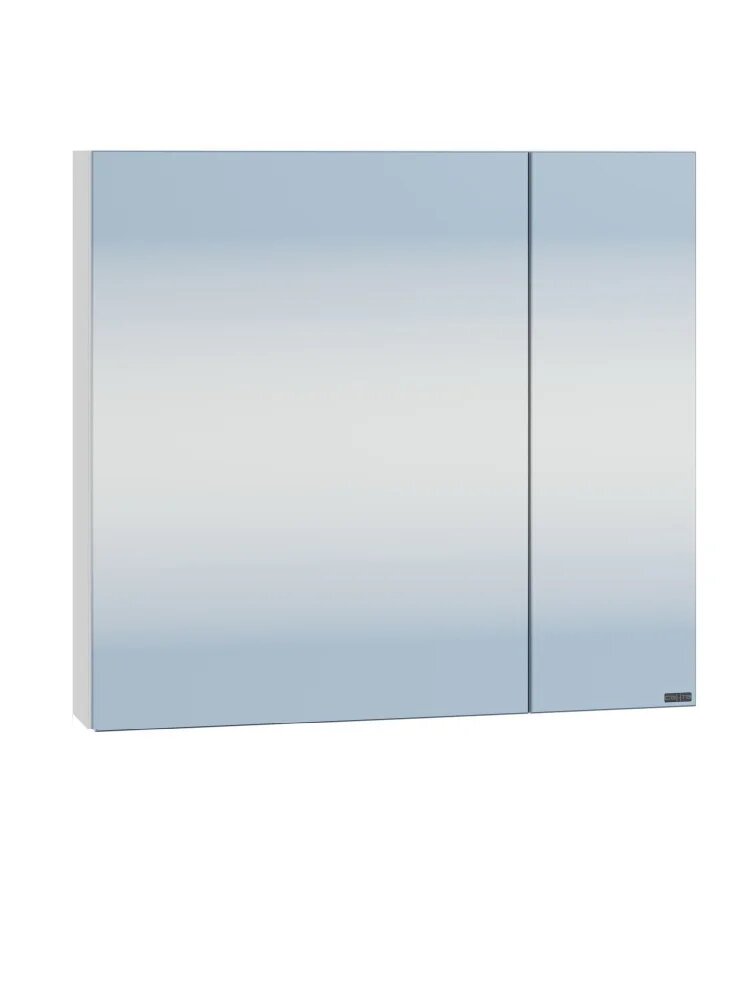 Зеркало-шкаф СаНта Аврора 70 70 см белое в современном стиле