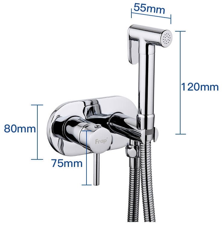 Гигиенический душ со смесителем Frap - фото №6