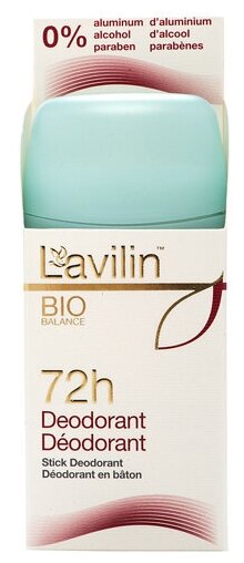 Дезодорант-cтик для подмышек (72 часа без запаха) Lavilin Bio Balance Stick Deodorant 50 мл