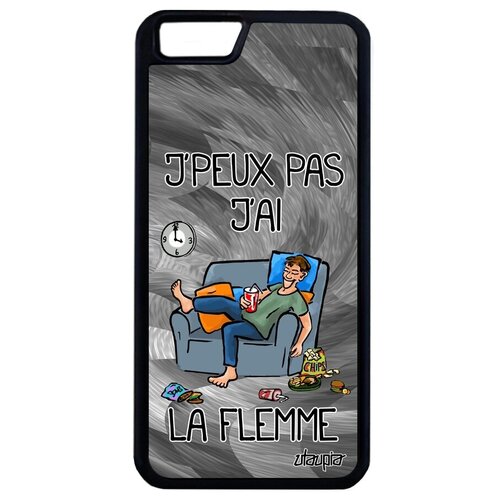 фото Защитный чехол для телефона // apple iphone 6s plus // "не могу - мне лень!" неохота jpeux, utaupia, голубой