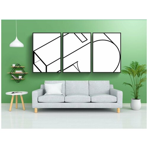 фото Набор модулных постеров для интерьера "свист, судья, игра" 60x90 см. в тубусе, без рамки lotsprints