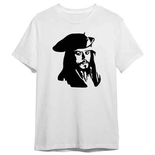 фото Футболка сувенирshop фильм "джек воробей / пираты карибского моря" белая xl сувенир shop