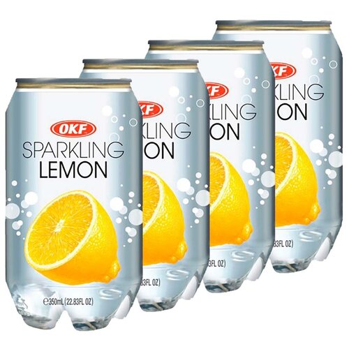 Напиток газированный лимон Sparkling OKF, 350 мл х 4 шт