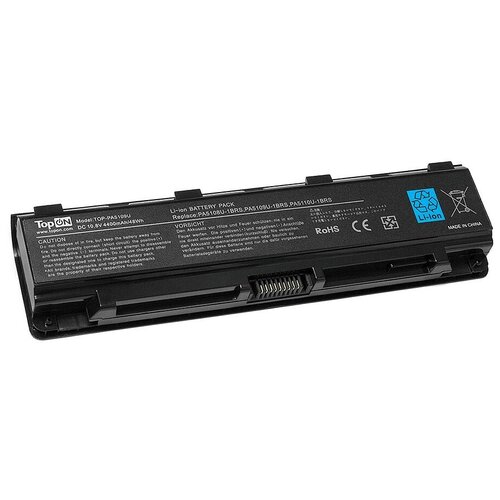 фото Аккумуляторная батарея topon для ноутбука sony satellite c875 10.8v (4400mah)