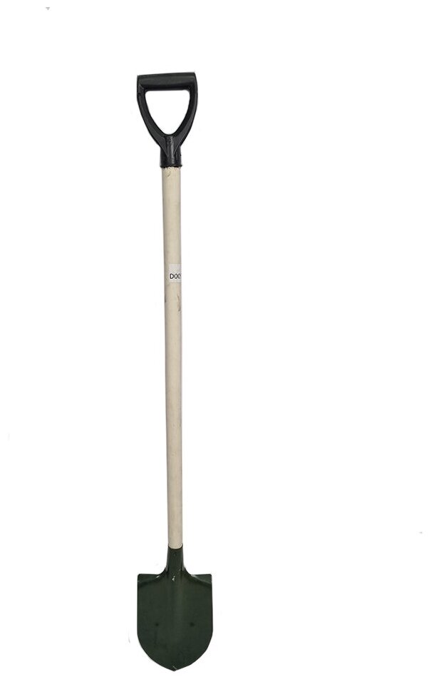 Лопата штыковая (ЛКО) в порошковой окраске 18х19,5 см с черенком 1 м - фотография № 2