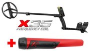 Металлоискатель XP ORX (катушка X35 22,5 см, блок, без наушников) + Пинпоинтер XP Mi6