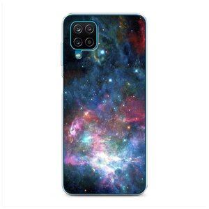 Силиконовый чехол "Вселенная" на Samsung Galaxy A12 / Самсунг Галакси А12