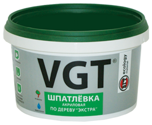 VGT шпатлевка экстра ПО дереву акриловая, универсальная, сосна (1кг)