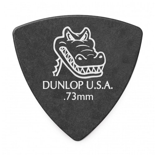 Dunlop 572P.73 Gator Grip Small Tri медиаторы 6 шт, толщина 0.73 мм, маленький треугольник