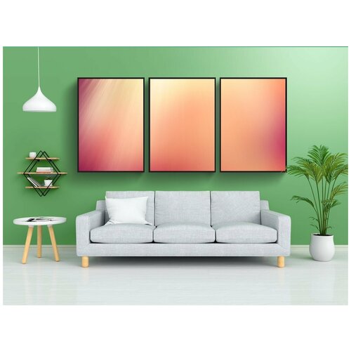 фото Набор модулных постеров для интерьера "задний план, солнечный свет, аннотация" 60x90 см. в тубусе, без рамки lotsprints