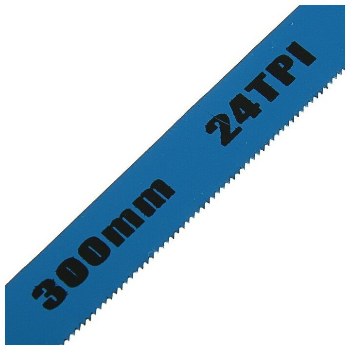 Полотна для ножовки по металлу тундра 24 TPI биметалл закалённый зуб 300 мм 2 шт