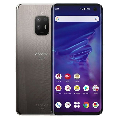 Смартфон Fujitsu Arrows 5G F-51A 8128 ГБ 1 nano SIM титановое серебро 22000₽