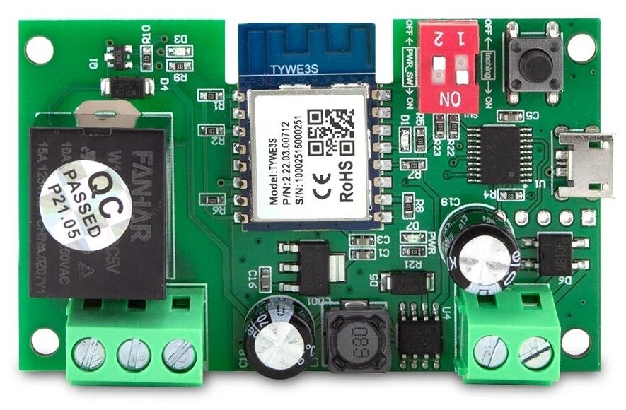 Умное WiFi реле PS-link ST-DC1 на 1 канал