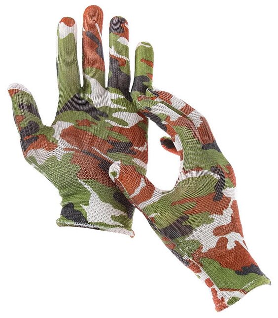 фото Перчатки нейлоновые, без покрытия, белые, Greengo