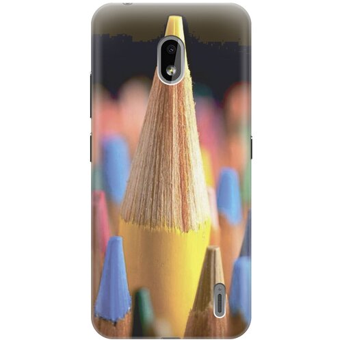 фото Силиконовый чехол на nokia 2.2 / нокиа 2.2 с принтом "желтый карандаш gosso