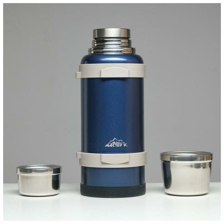 Термос"Мастер К" 3.2 л, сохраняет тепло 72 ч, синий Мастер К. 5427737
