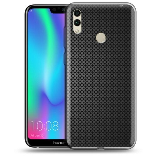 Дизайнерский силиконовый чехол для Huawei Honor 8C Металл дизайнерский силиконовый чехол для huawei y5p металл