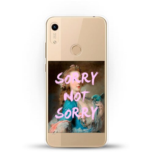 Силиконовый чехол Sorry на Honor 8A силиконовый чехол sorry на honor 20 pro