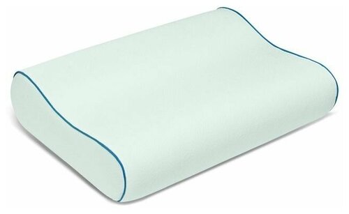 Ортопедическая, анатомическая подушка для сна MemorySleep S Medium 43 х 35, высота валиков  12 / 13 см