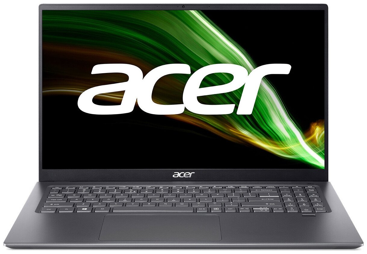 Ноутбук Acer Swift 3 SF316-51-53EF 161 FHD IPSCore i5-11300H16GB512GB SSDIris Xe GraphicsWindows 10 HomeNoODDсерый NX ABDER005