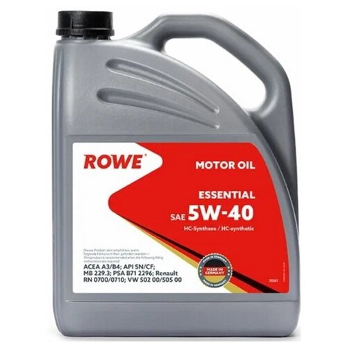 фото Масло rowe essential 5w-40 4л