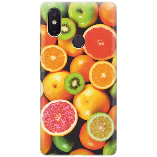 фото Силиконовый чехол на xiaomi mi 8 se / сяоми ми 8 се с принтом "сочные фрукты" gosso