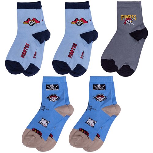 фото Комплект из 5 пар детских носков lorenzline микс 1, размер 8-10