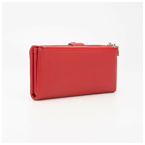 фото Кошелёк, отдел на магните, цвет красный нет бренда