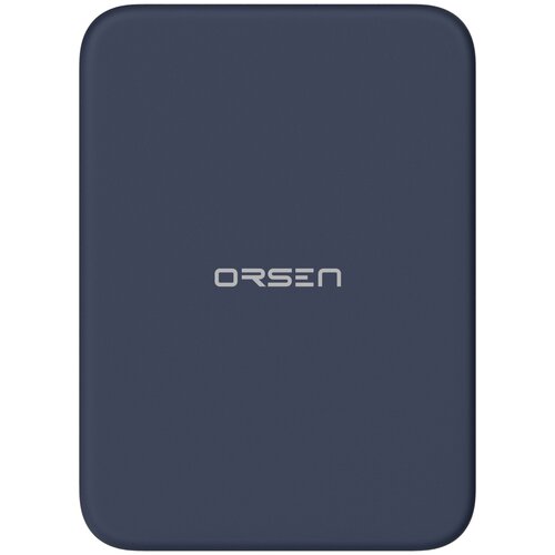 Внешний аккумулятор с беспроводной зарядкой MagSafe Power Bank 4200mAh 15W ORSEN EW50 Blue 299900₽