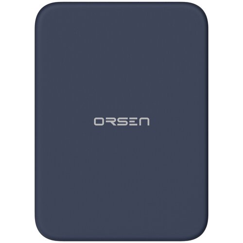 Внешний аккумулятор с беспроводной зарядкой MagSafe Power Bank 4200mAh 15W ORSEN EW50 Blue