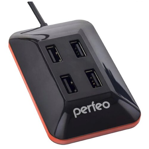 Хаб USB Perfeo PF-VI-H028 4 Ports Black PF_A4527 35000₽