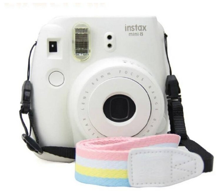 Ремень для фотоаппарата instax mini wide square ремешок универсальный для полароид мини цветной