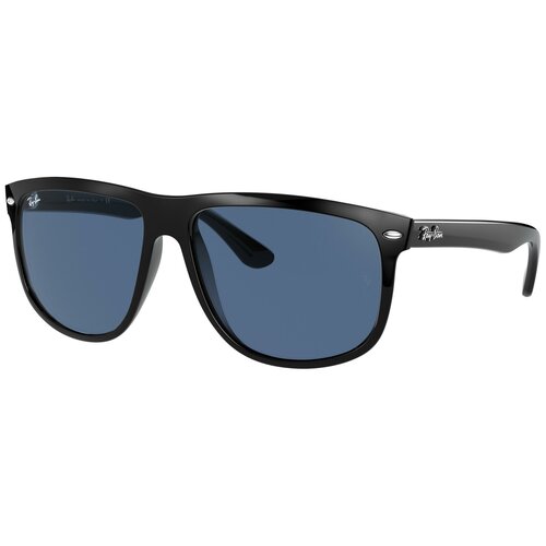 Солнцезащитные очки Ray-Ban, квадратные, оправа: пластик, с защитой от УФ, черный