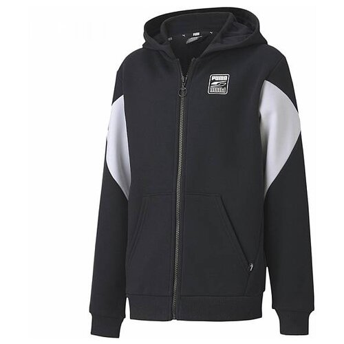 Толстовка Puma Rebel Block Full-Zip Hoodie FL B Дети 58324601 128