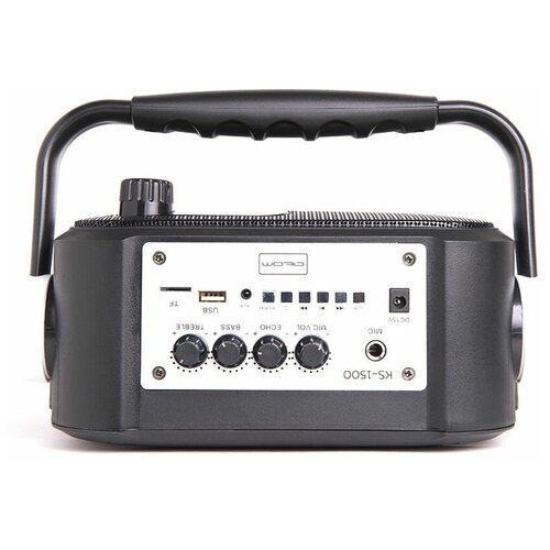 Караоке-система ATOM KS-1500 50Вт BT до30м USB microSD AUX беспрмикроф 357800₽