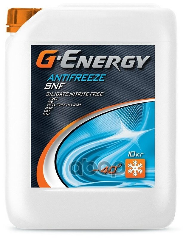Антифриз ож G-Energy antifreeze snf 40 10 кг красный G-Energy 2422210101