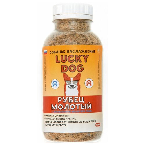 LUCKY DOG добавка к корму рубец молотый со льном 300мл