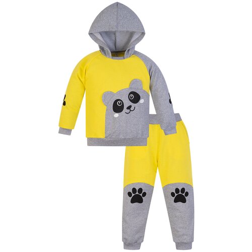 фото Комплект детский, 746, утенок, толстовка с капюшоном и брюки