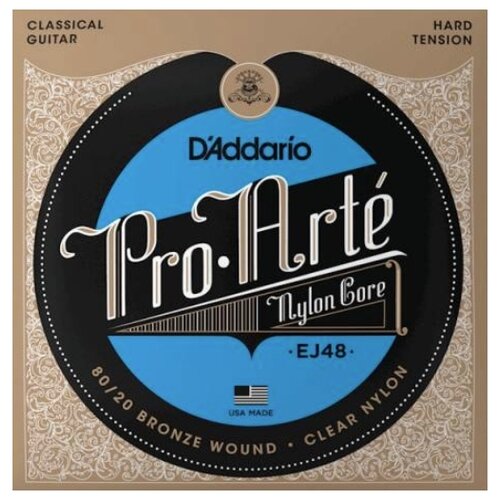 Набор струн D'Addario EJ48, 1 уп. набор струн d addario pro arte ej47 1 уп