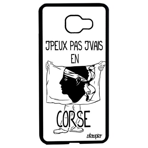 фото Противоударный чехол на // galaxy a5 2016 // "еду на корсику" флаг принт, utaupia, белый