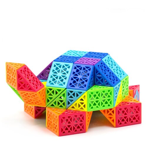 Змейка Рубика DIANSHENG RAINBOW DNA 72 элемента змейка рубика lanlan rainbow радужная 24 блока для детей