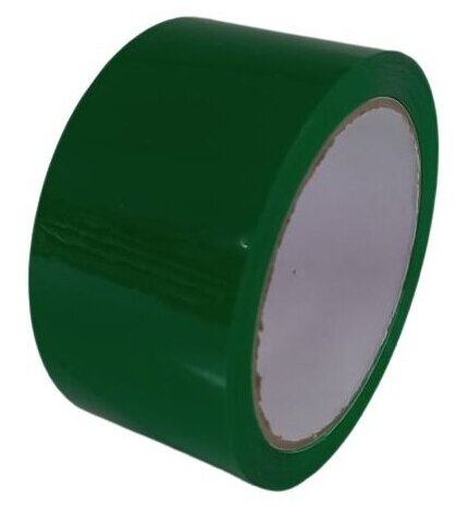 фото Оградительная клейкая лента CintaAdhesiva 48 мм х 66 м, односторонняя, зеленый