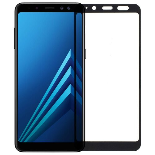 Защитное стекло / бронестекло для Samsung Galaxy A8 (2018) SM-A530F полное покрытие черное