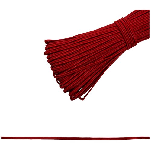 С862 Шнур 'сутаж' 2мм*50м (красный) 50 м