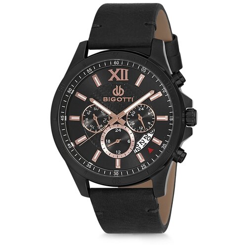 наручные часы bigotti milano milano bg 1 10313 5 классические мужские серый Наручные часы Bigotti Milano Milano, черный