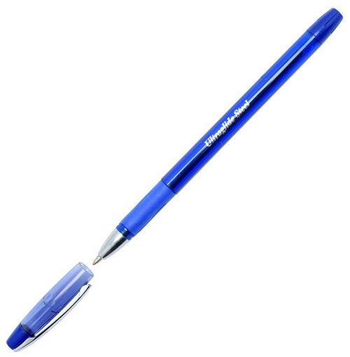 Ручка шариковая неавтоматическая Unimax Ultra Glide Steel 1мм, син, масл