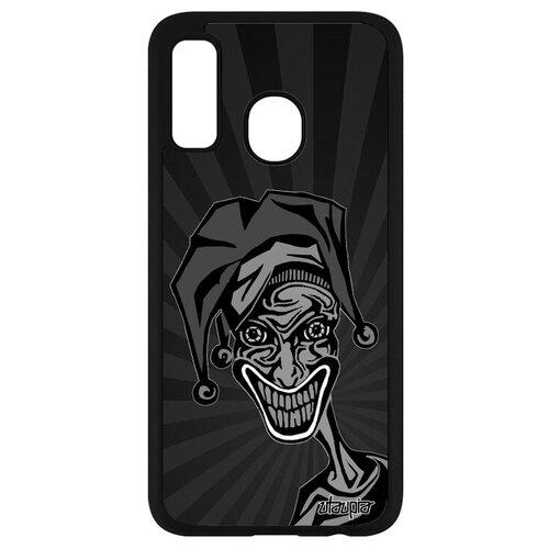 фото Необычный чехол на смартфон // samsung galaxy a40 // "джокер" иллюзионист карты, utaupia, серый