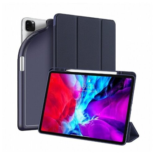 фото Чехол книжка для ipad pro 12.9 (2020) osom, blue